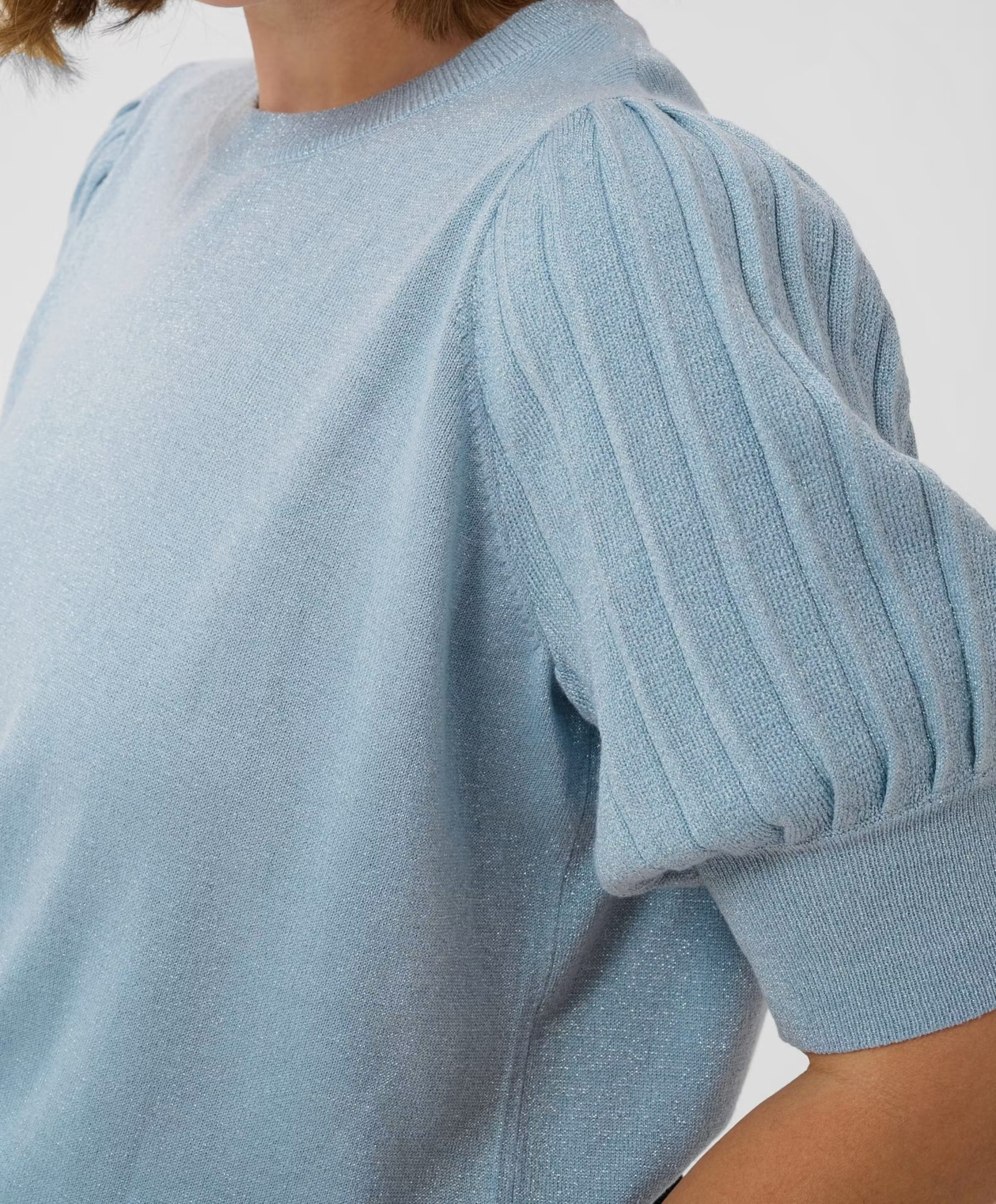 KAFFE Curve Dames trui blauw