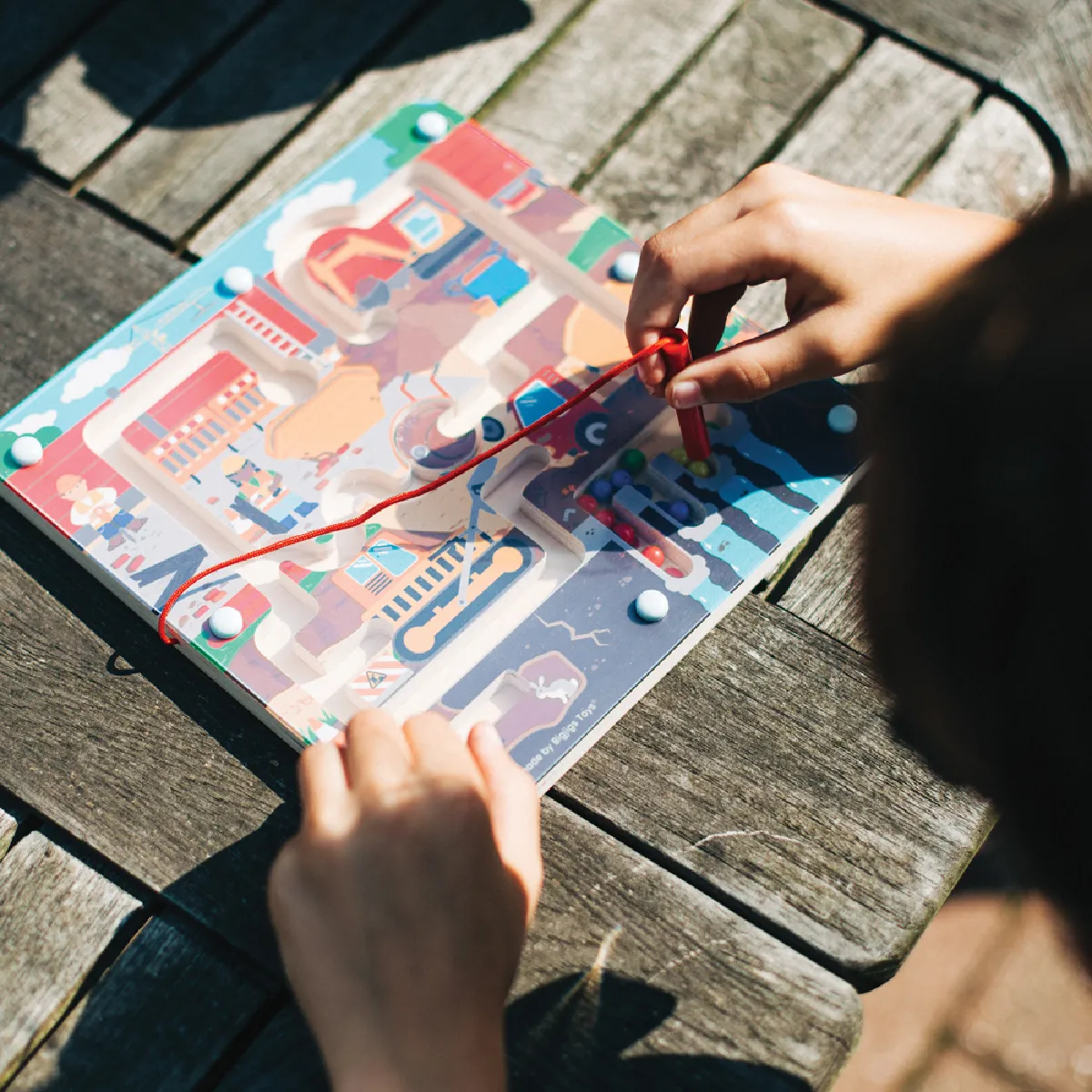 Bigjigs Toys Puzzle Labyrinthe de Construction