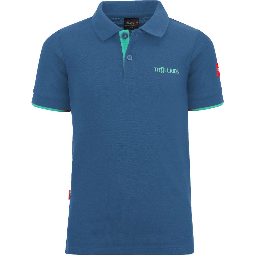 Trollkids Bergen Polo XT Shirt Kinder midnight blue
