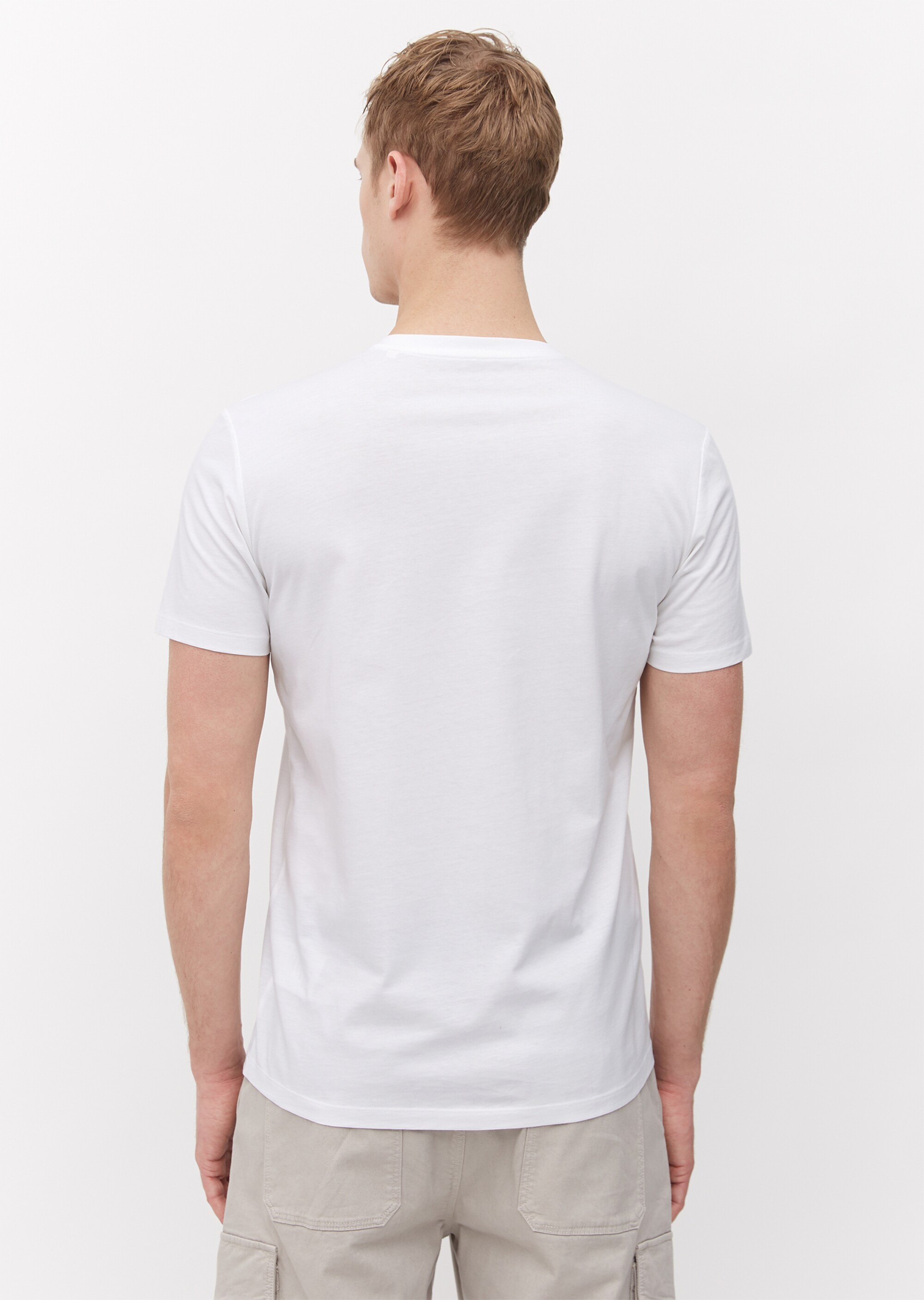 V-Neck-T-Shirt regular aus reinem Organic Cotton