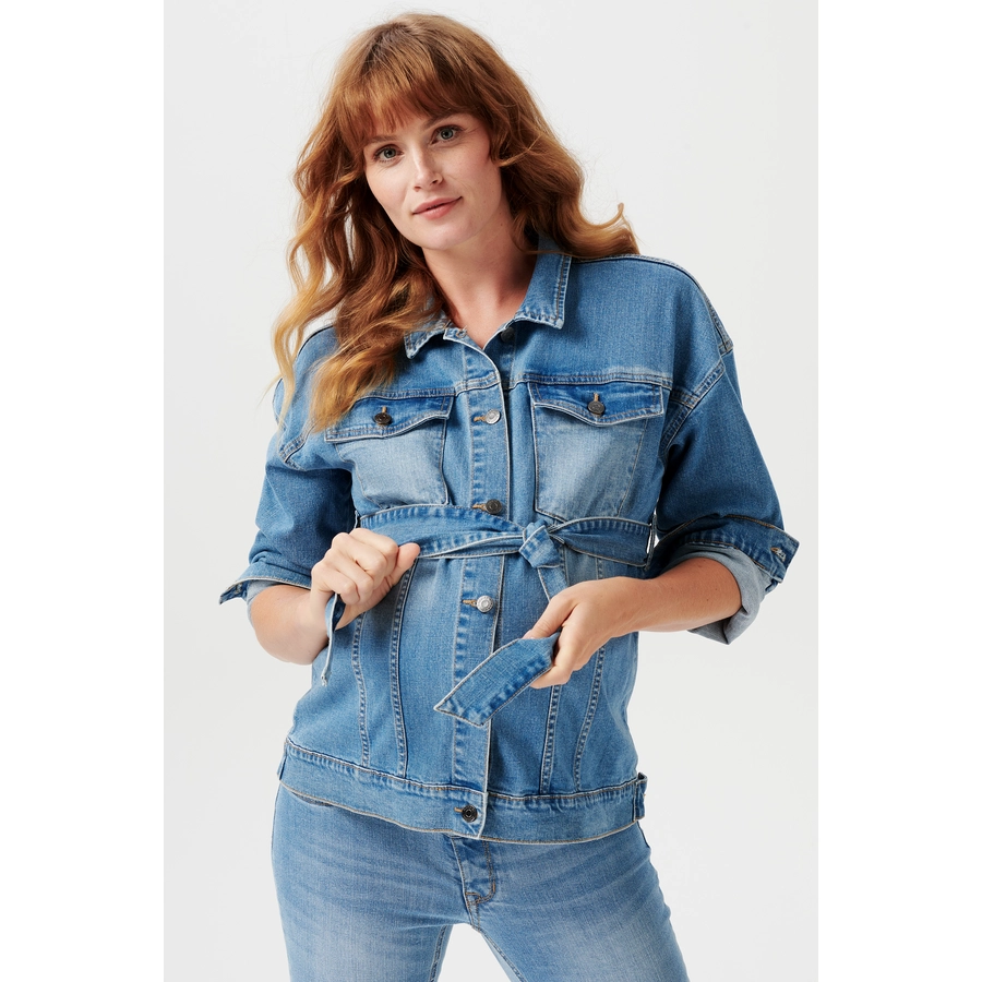 Noppies Umstandsjacke Sommer Budapest Aged Blue