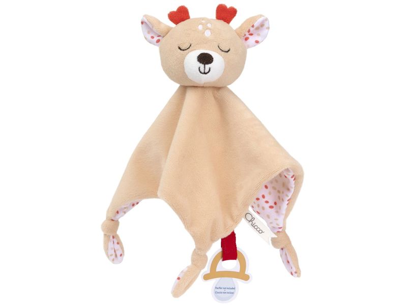 Chicco Schmusetuch Reh Kuscheltuch für Kinder