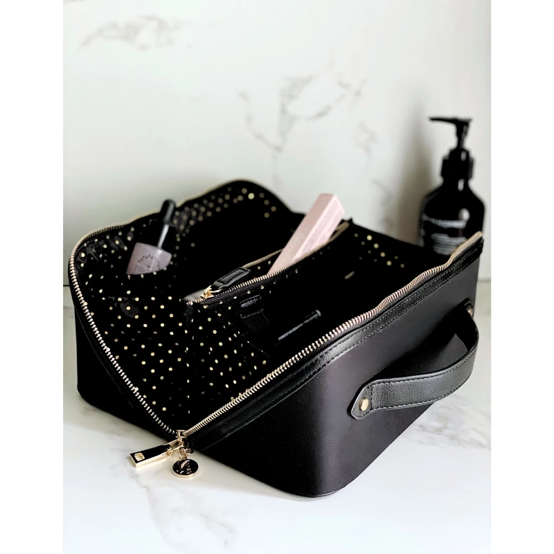 Coming Copenhagen Lulu Cosmetic Bag - Caviar Black