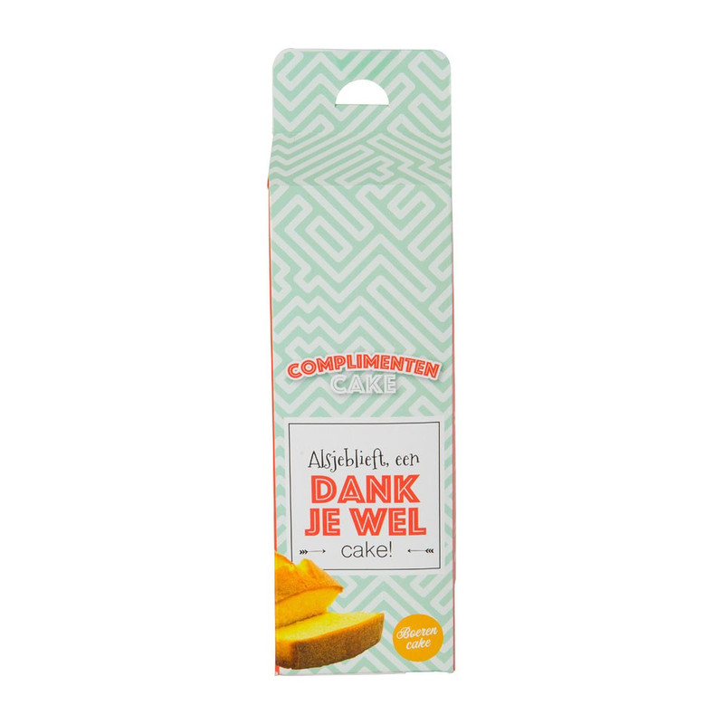 Complimenten cake - Alsjeblieft, een dankjewel - 400 gram