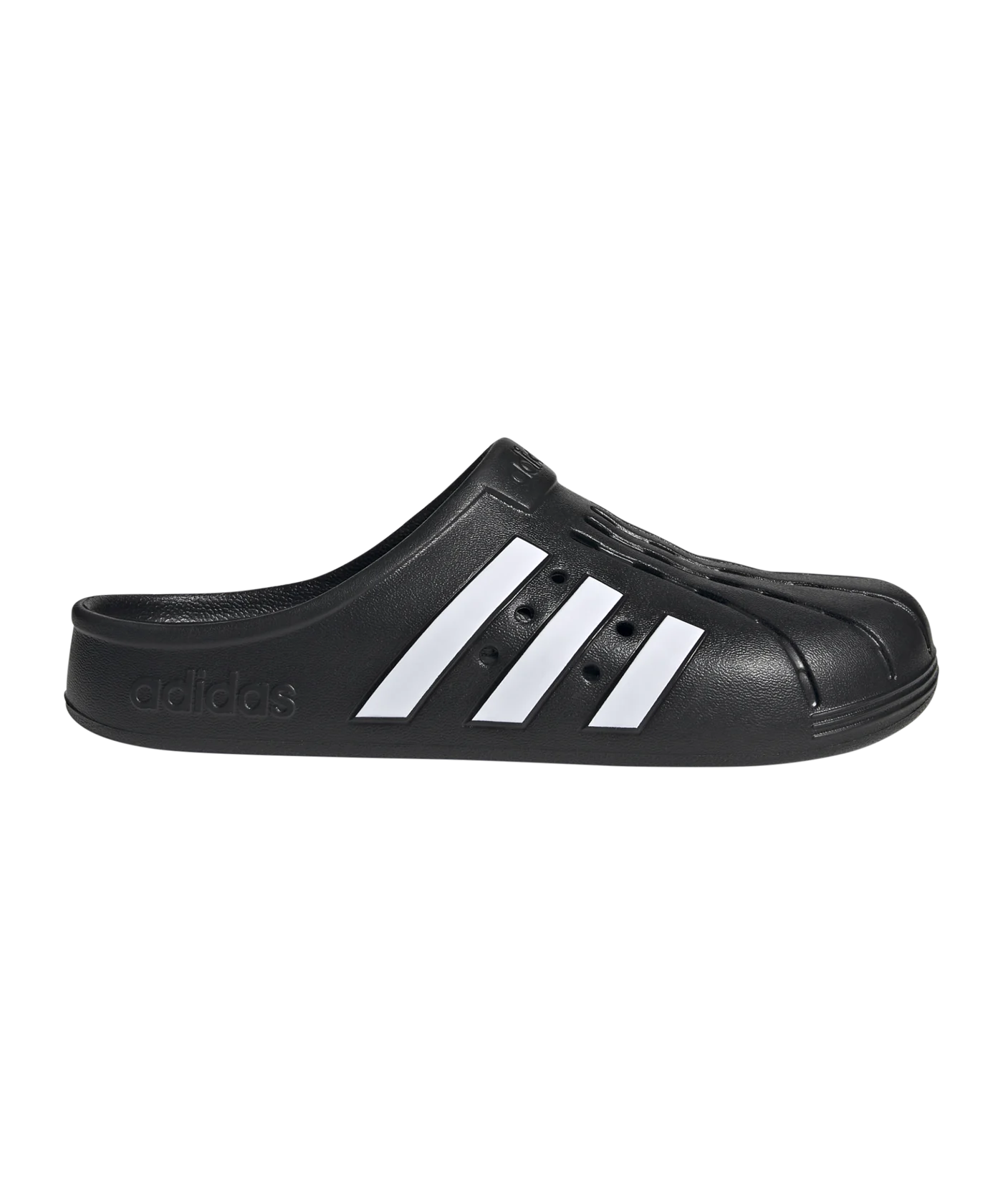 adidas Clog Adilette Schwarz Weiss