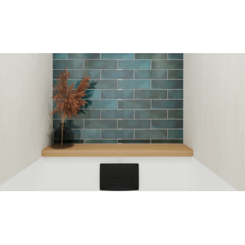 Wandtegel Lush blauw 6,9 cm x 24 cm keramiek 0,53 m²