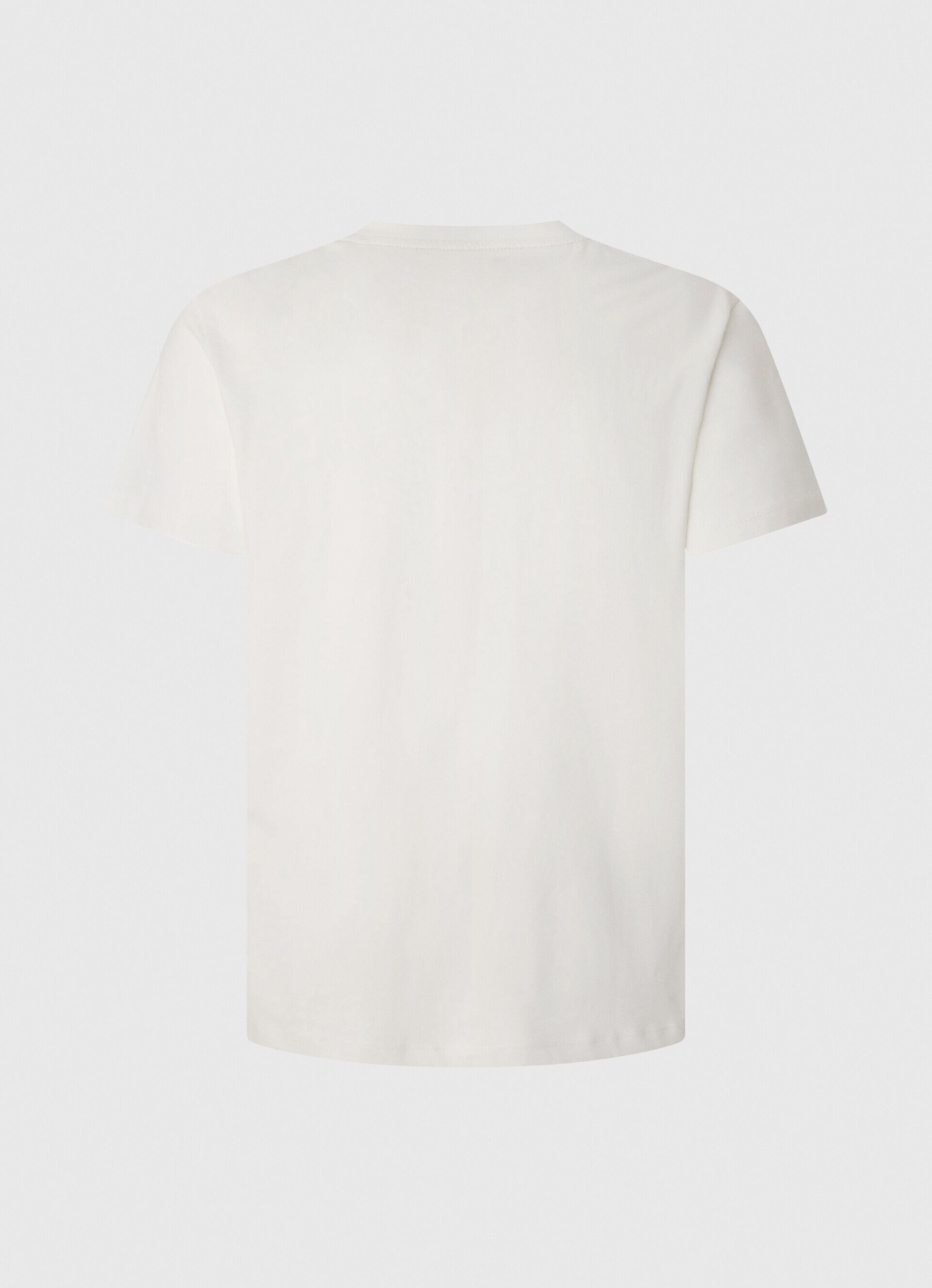 CAMISETA COM ESTAMPA FOTOGRÁFICA - branco-creme