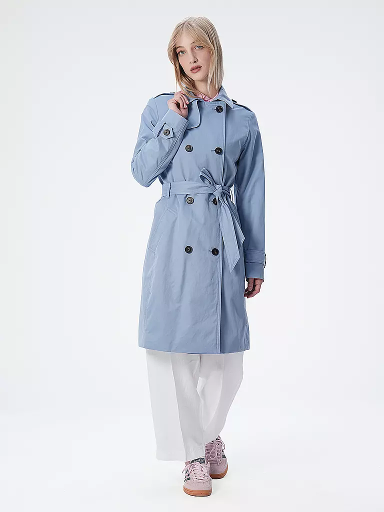 S.OLIVER Trenchcoat blau