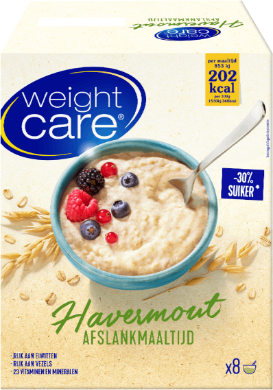 Weight Care Afslankmaaltijd Havermout 8 sachets
