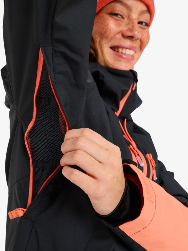 Upwards 20K Veste de snow technique Noir Femme