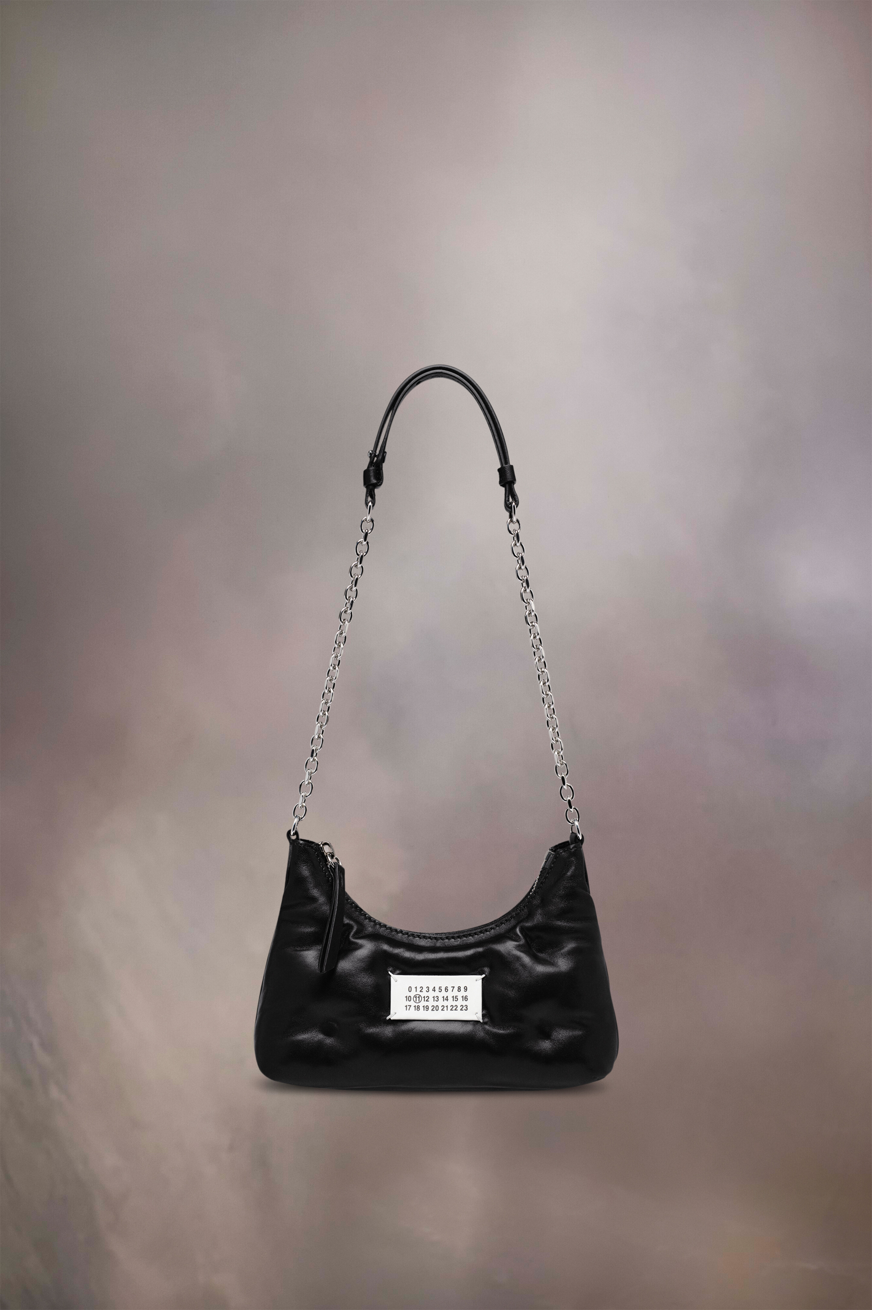 Glam Slam hobo micro-sac pour femme Noir