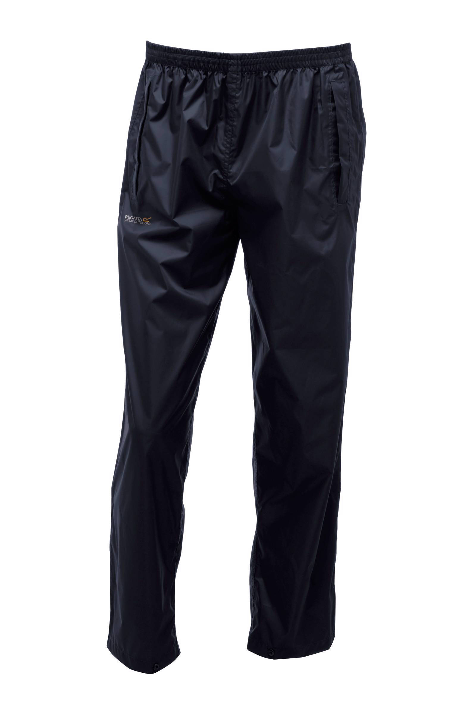 Regatta regenbroek Pack It Overtrousers zwart
