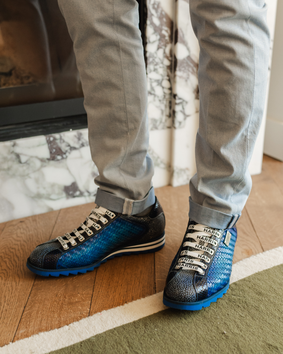 Harris 2817 Blauw Herensneakers