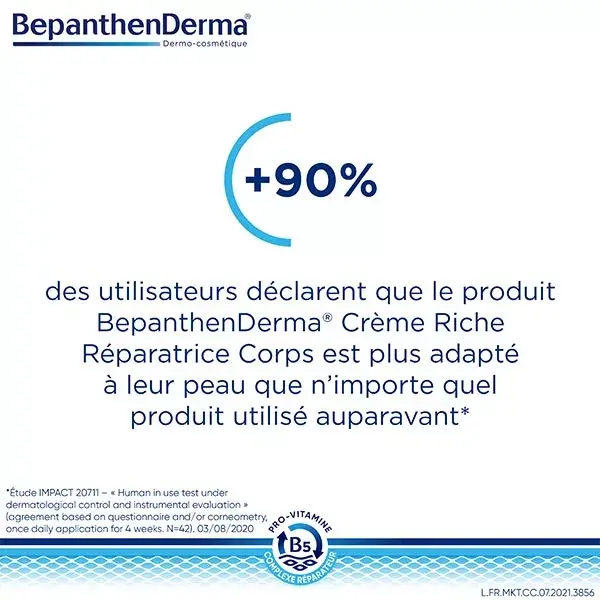 BepanthenDerma® Creme Corporal Reparador Rico para Pele Seca e Sensível 200ml