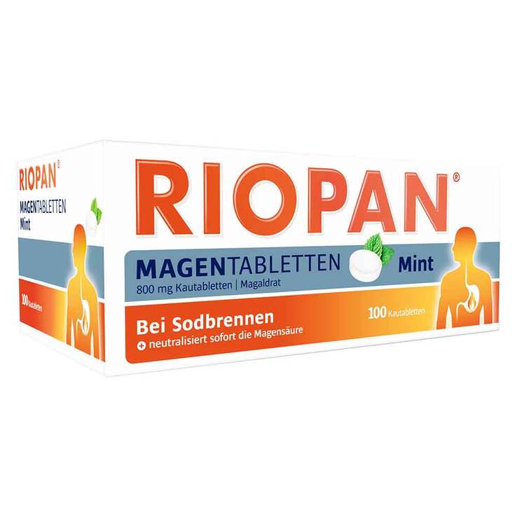 Riopan Magen Tabletten Mint 800 mg Kautabletten, 100 St