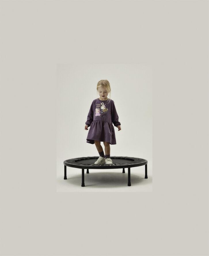 Name It NMFAMIRA PEPPAPIG LS SWE DRESS BRU Arctic dusk