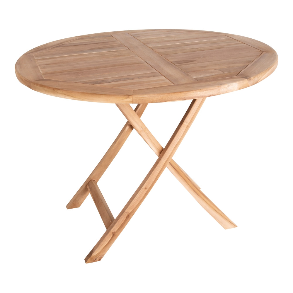 Inklapbare houten tuintafel Jane Naturel