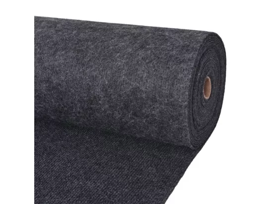 Tapis strié pour exposition 1,2x15 m Anthracite