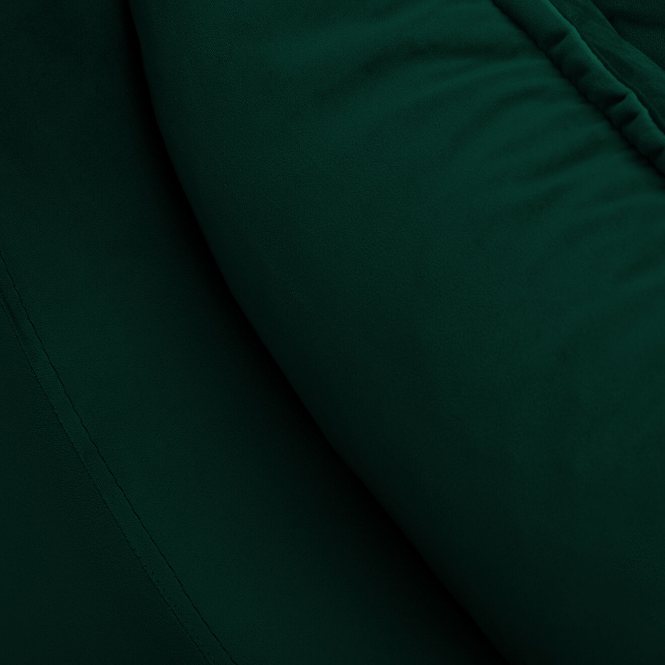 Mazzini Sofas Canapé 3 places convertible avec coffre Freesia velours vert bouteille - 215x94x90 cm