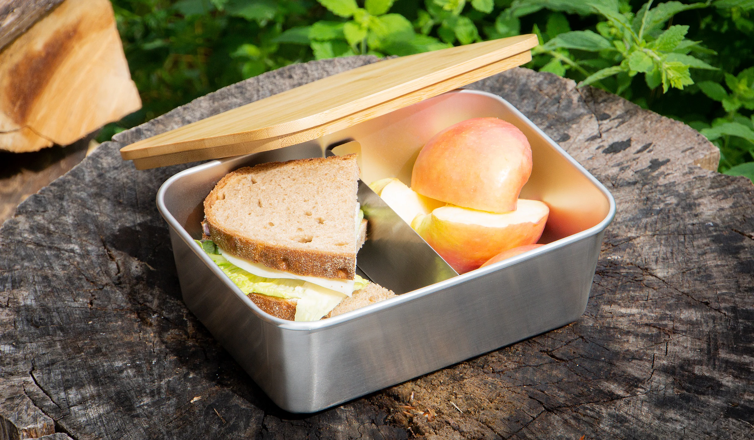 Echtwerk „Lunchbox“ mit Bambusdeckel 1500ml