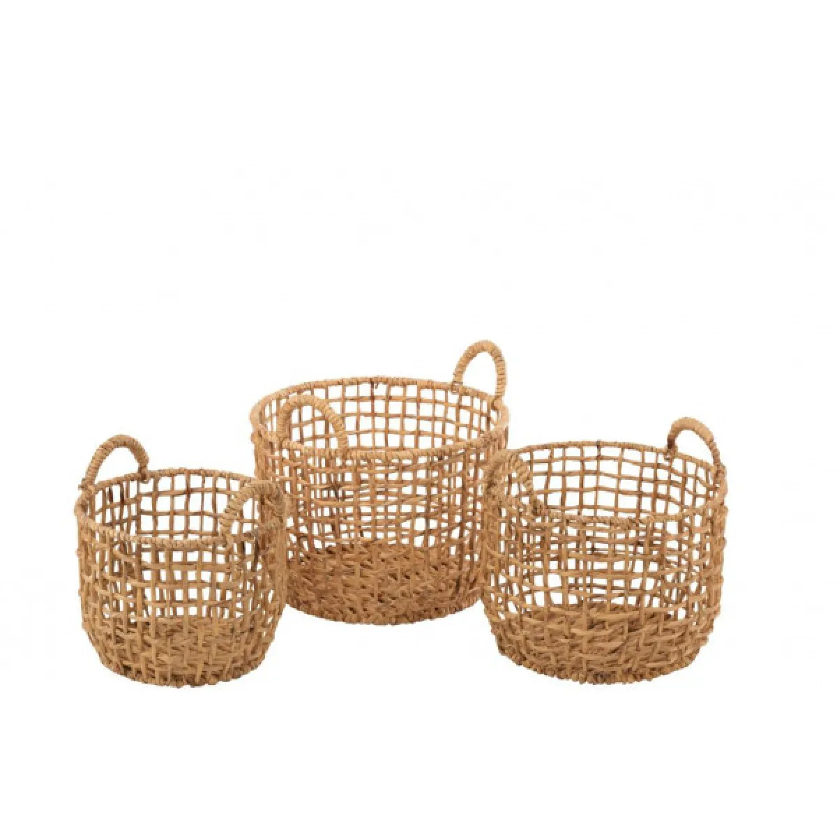 Dansmamaison Set de 3 paniers ronds