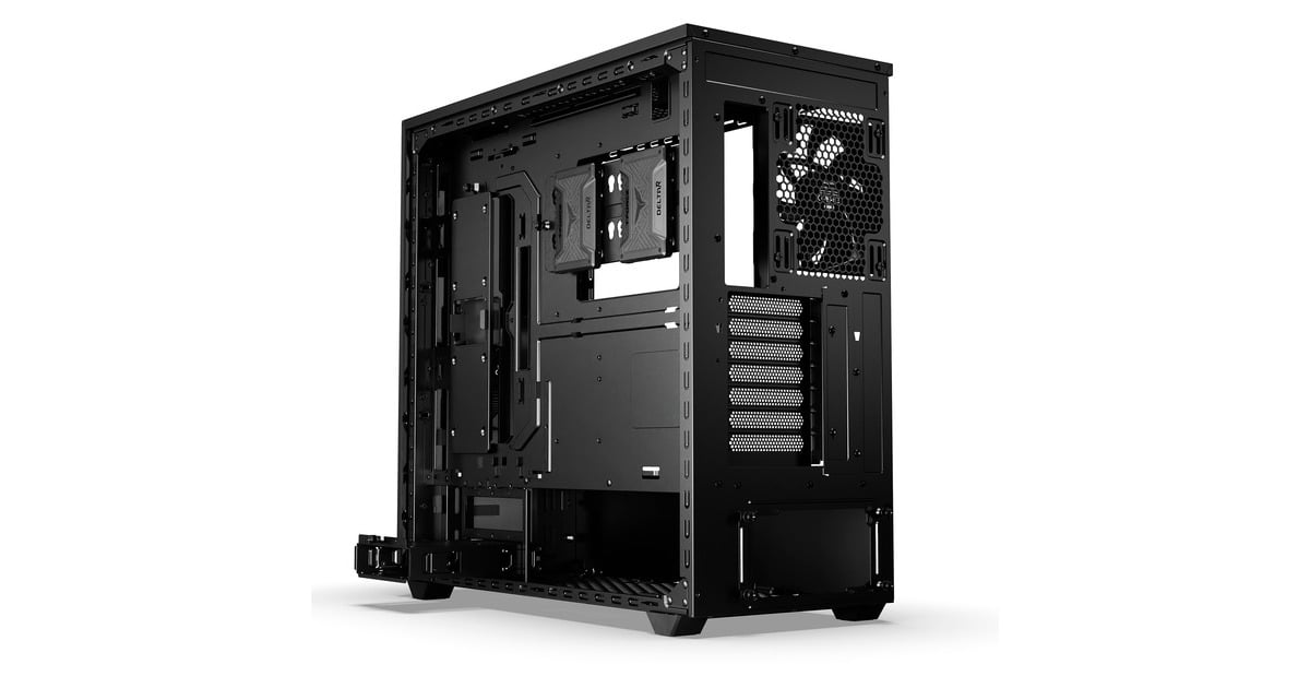 be quiet!SHADOW BASE 800 midi tower behuizing  (Zwart | 2x USB-A | 1x USB-C | Tempered Glass)