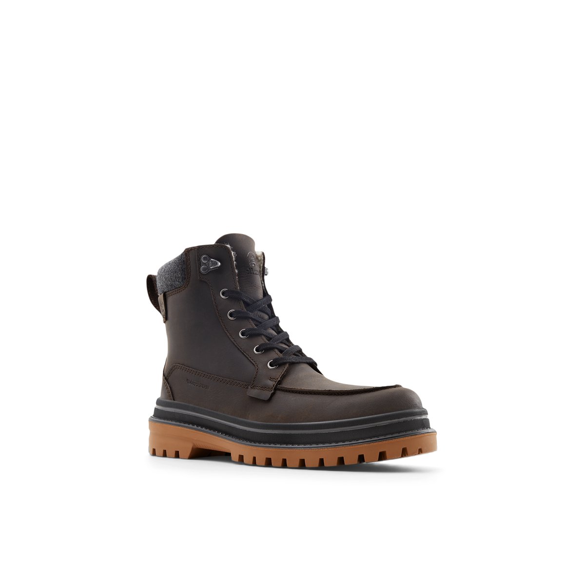 KAMIK-Tyson_g-m-Bottines d'hiver - Talon plat - Marron Foncé