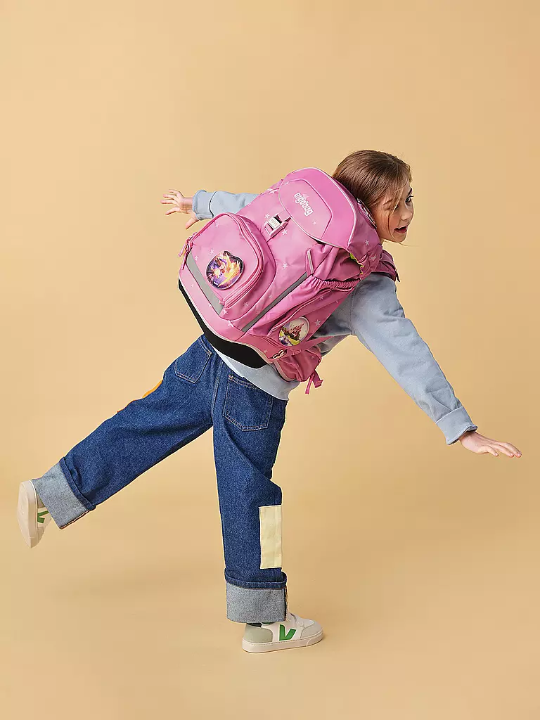 ERGOBAG Schultasche Set 6tlg Pack Wolkenzauber rosa