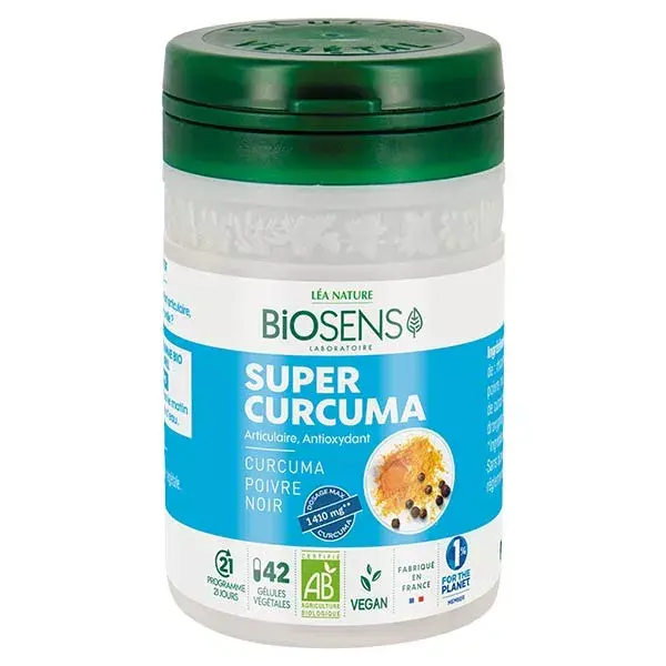 Biosens Super Cúrcuma Orgânica 42 cápsulas vegetais