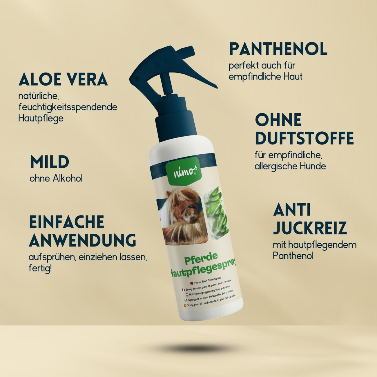 nimo Pferde Hautpflegespray 250 ml