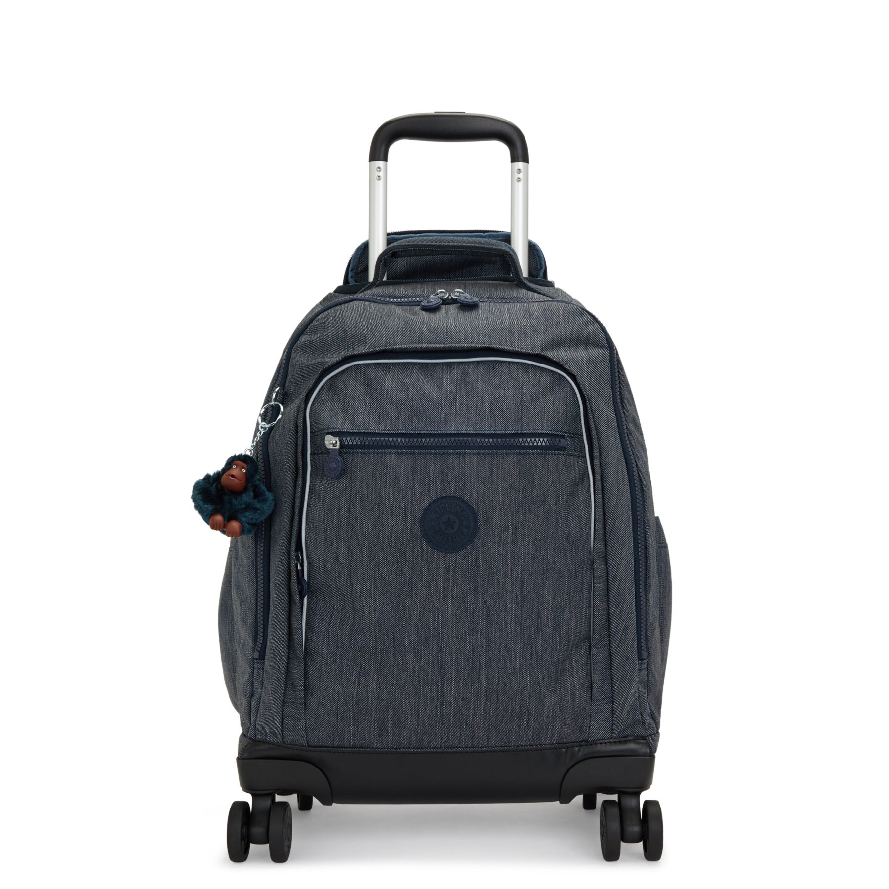 NEW ZEA Grand sac à dos à roulettes pour enfants avec protection pour ordinateur - Marine Navy