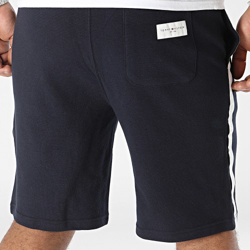 Short Jogging A Bandes 3008 Bleu Marine