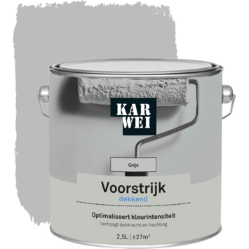 KARWEI voorstrijk dekkend grijs 2,5 liter