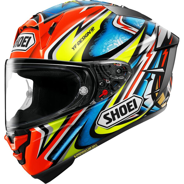 Shoei - Casque X-SPR Pro Daijiro TC-1 / Rouge / Bleu / Jaune