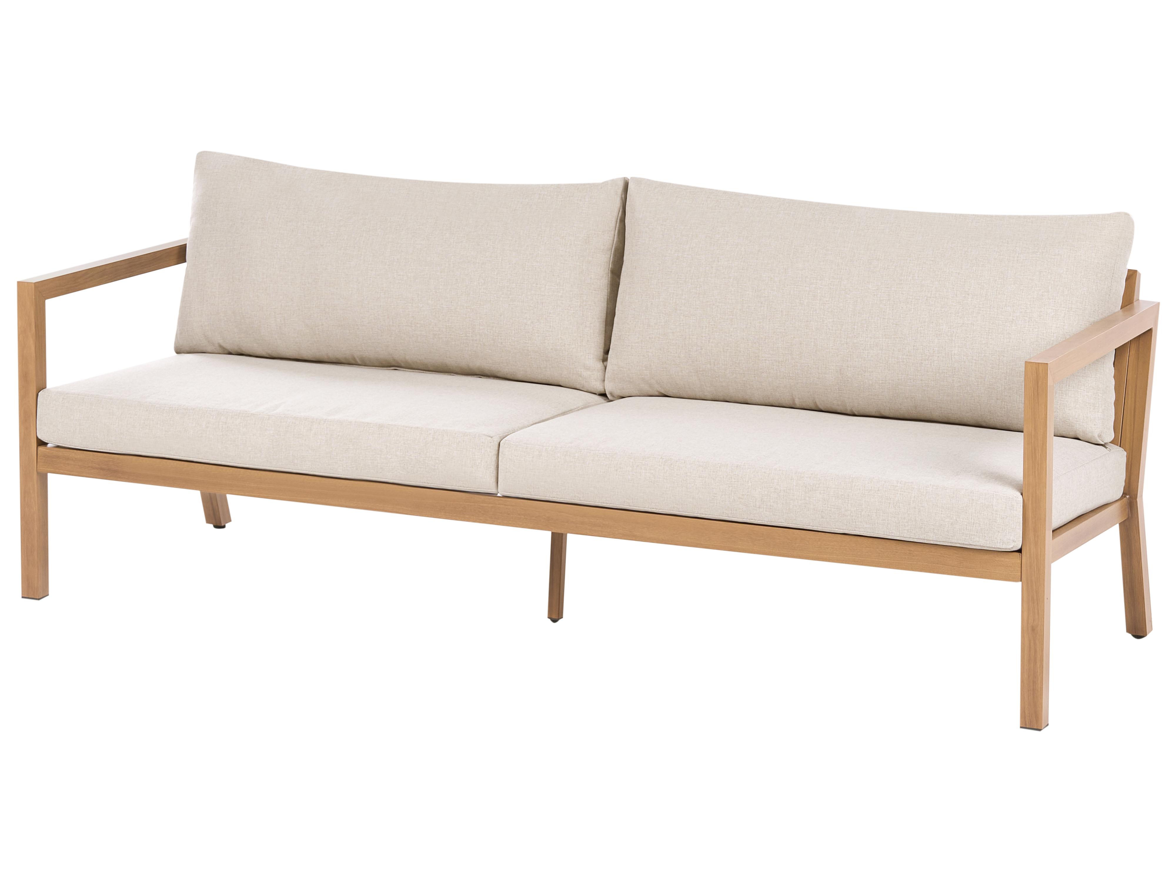 Loungeset met tafel 5-zits ONETA Metaal Lichtbruin