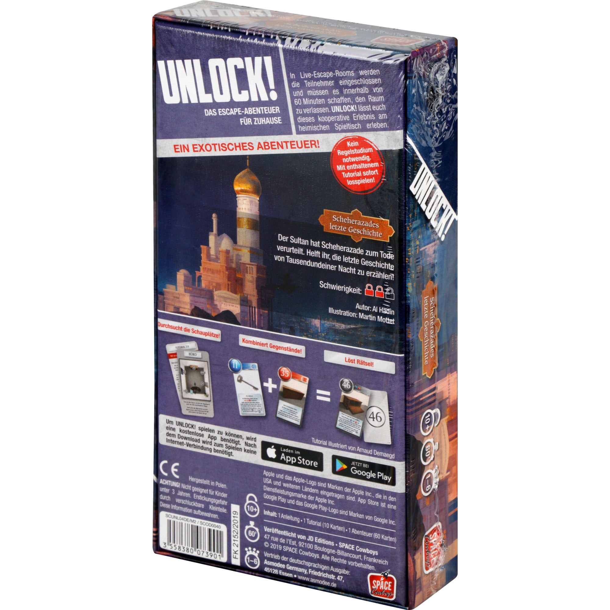 Asmodee Partyspiel Unlock! - Scheherazades letzte Geschichte