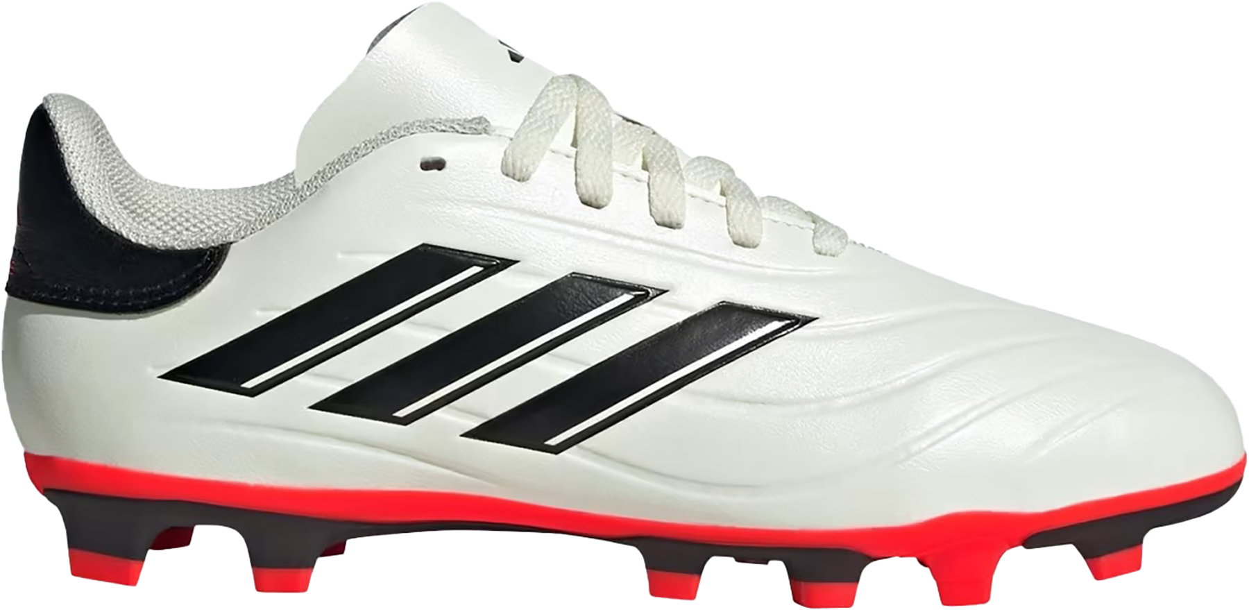 Copa Pure II Club FxG Junior Ivory/Core Black/Solar Red