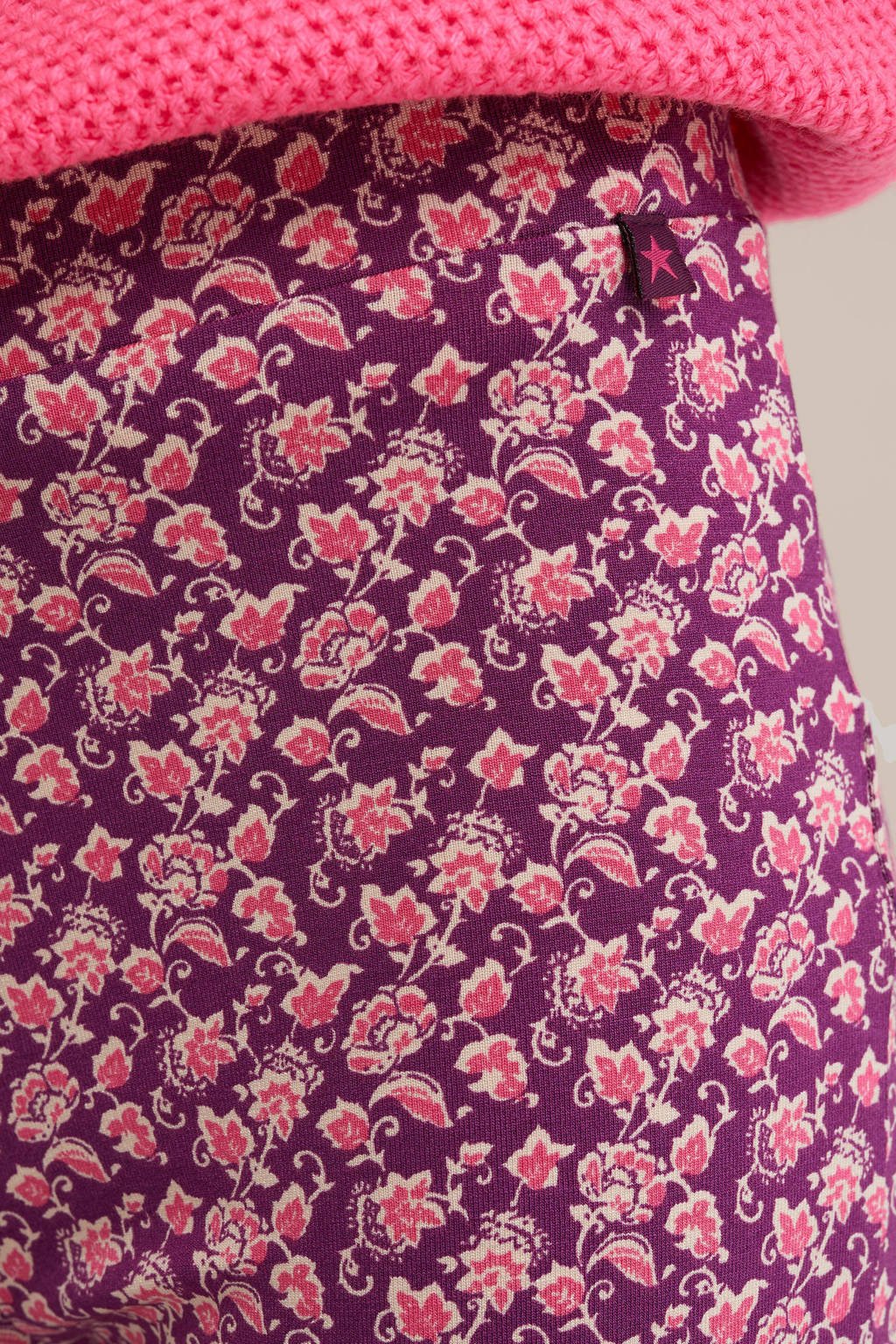 WE Fashion broek met all over print