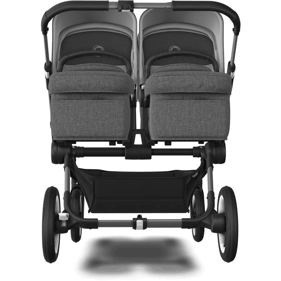 bugaboo Zwillingswagen Donkey 5 Twin Complete GraphiteGrey Melange