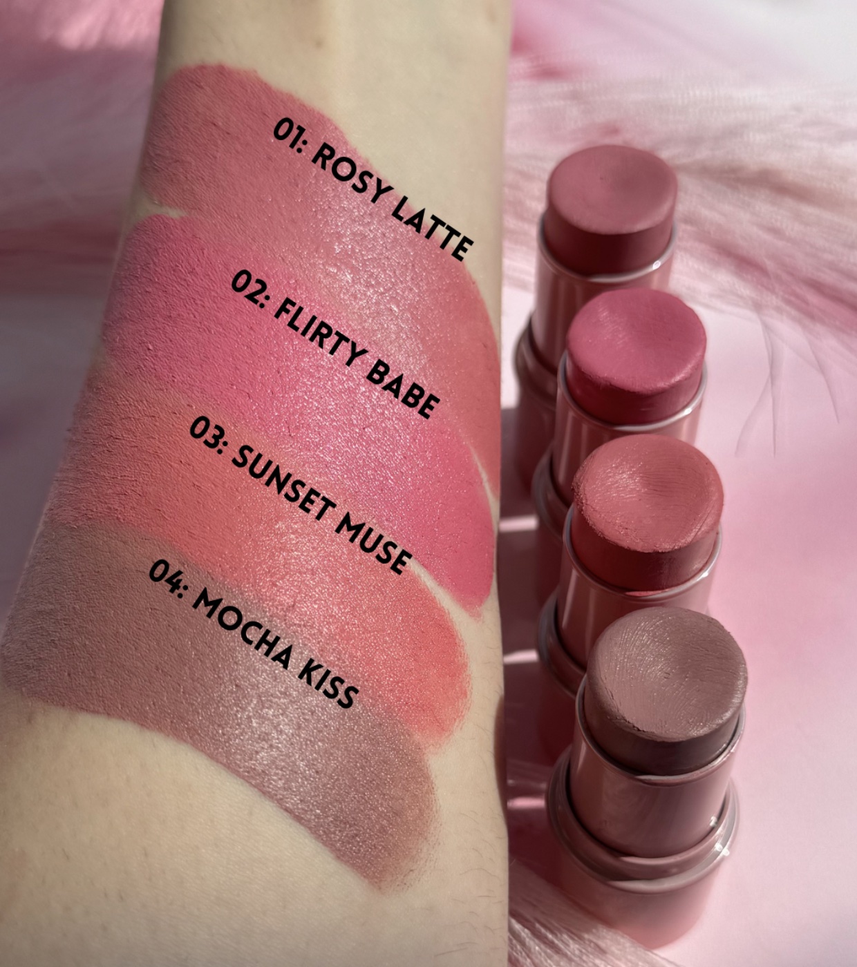 Hean - Blush em bastão Desire Blush - 03: Sunset Muse