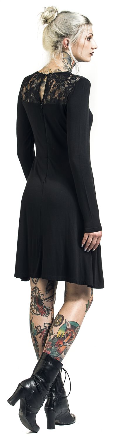 Rockanje - Robe Longue D'Hiver Dentelle | Rotterdamned Robe mi-longue