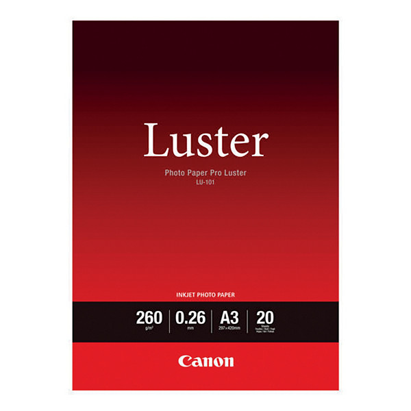 Papier photo Canon Pro Luster LU-101 A3