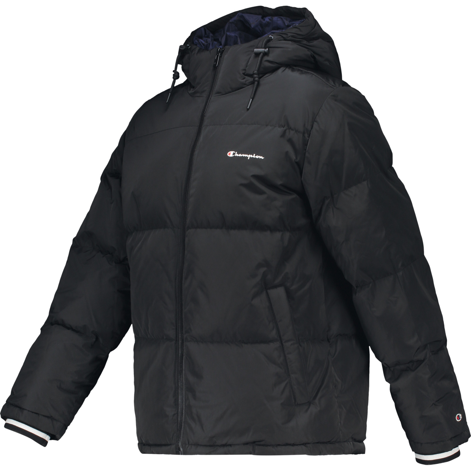 Champion Herren-Jacke mit Kapuze L, schwarz