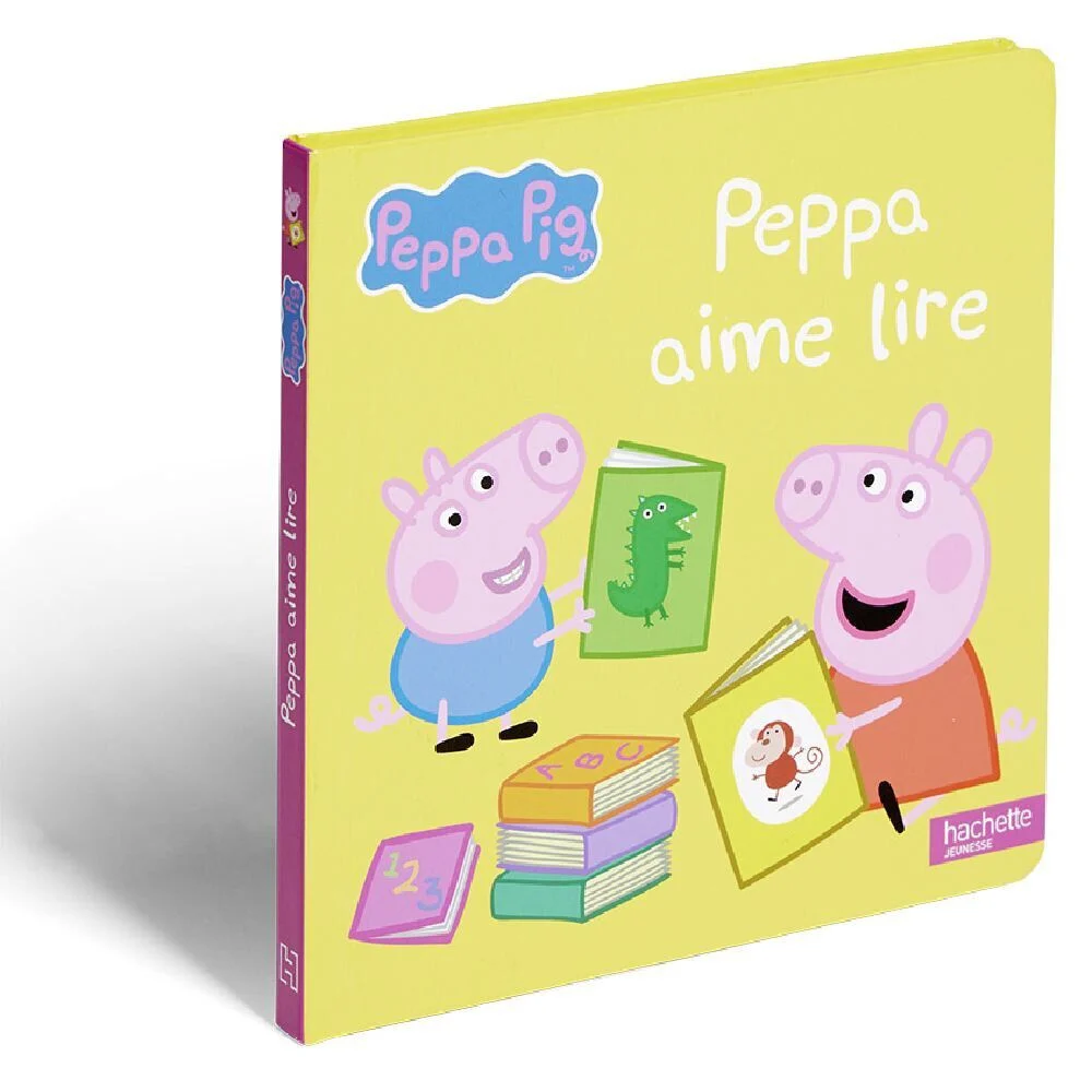 Livre histoire Peppa Pig aime lire Hachette Jeunesse 16 pages