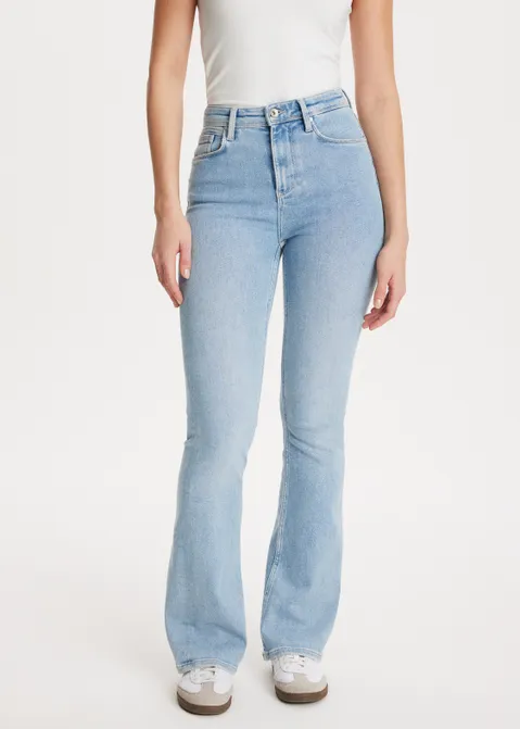 Sue high rise flare blauw (BLW.BL)