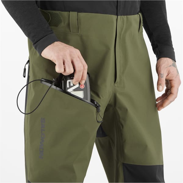 Pantalon de ski SALOMON MOON PATROL GORE-TEX BIB GRAPE LEAF/DEE