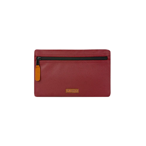 Pochette avant medium Maison Blanche bordeaux