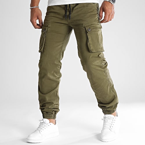 Pantalon Cargo 0369 Vert Kaki