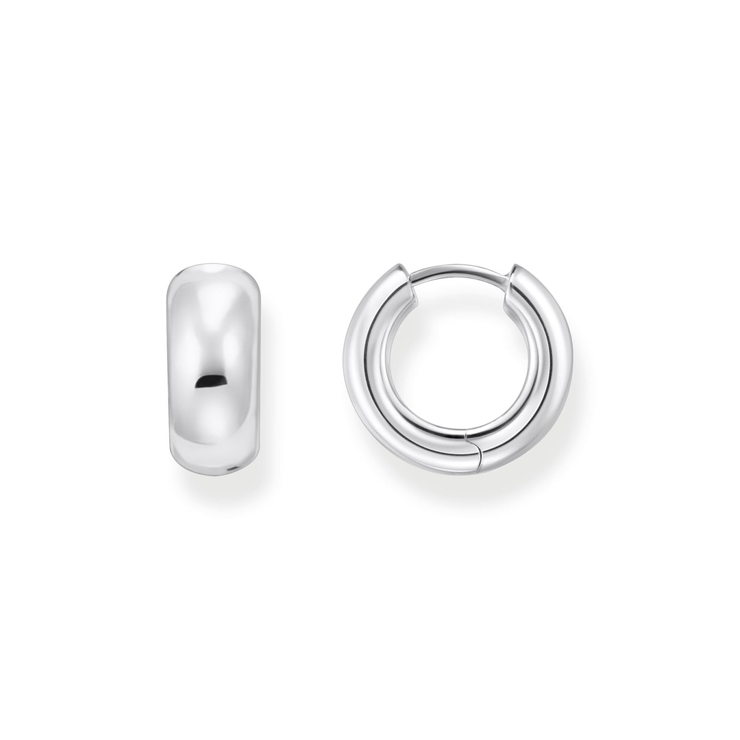 Thomas Sabo Hoop Earrings Creolen Mini-Chunky-Form Silber