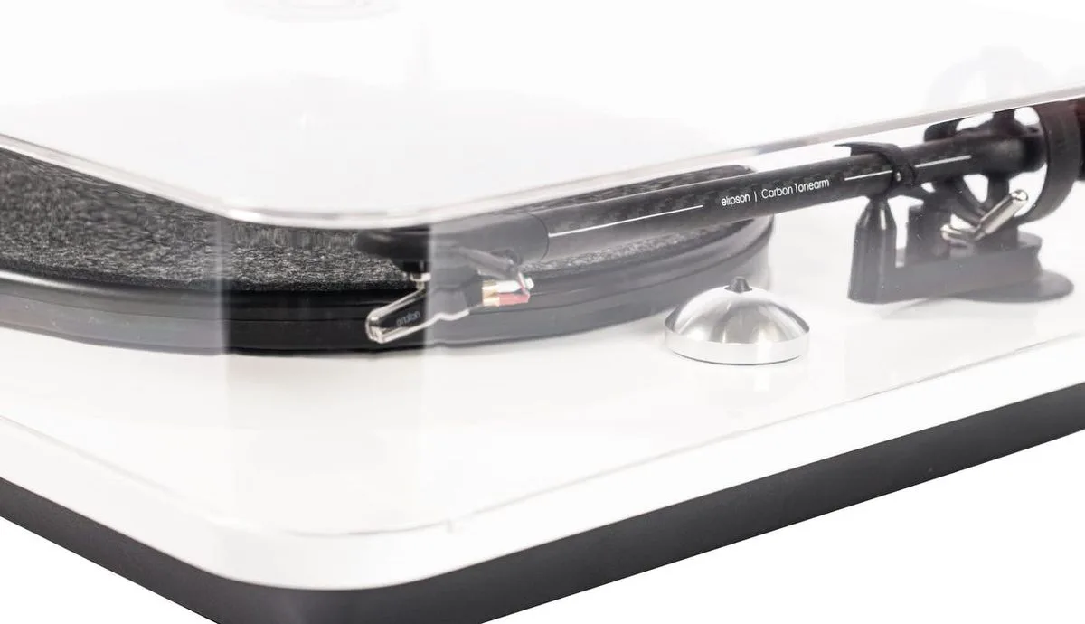 Elipson Chroma 400 RIAA Blanc laqué Platines vinyle hi-fi